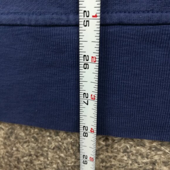 Vintage Polo Ralph Lauren Sweatshirt 1/4 Zip Talon Zipper Blue Mens XL - Picture 8 of 9